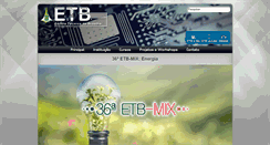 Desktop Screenshot of etb.com.br