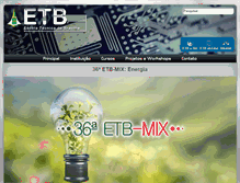 Tablet Screenshot of etb.com.br